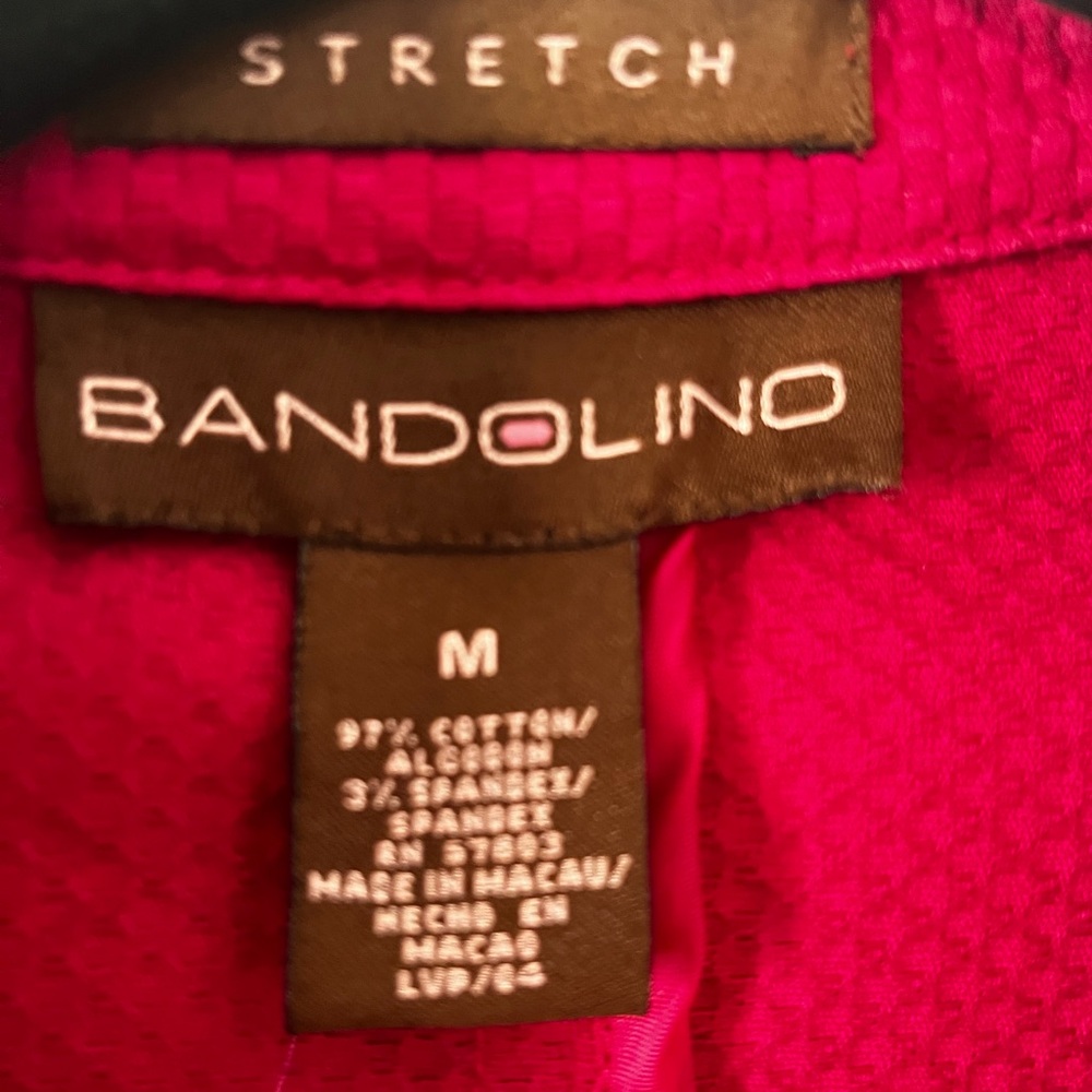 Bandolino Pink Textured Button-Front Coat - Picture 5 of 6